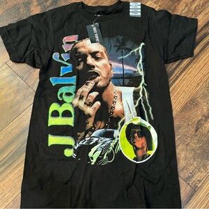 J Balvin Graphic Black T-Shirt